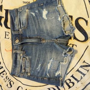 American eagle hi rise shorts size 2